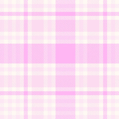 Seamless simple decorative tartan graphic for tablecloth, gift wrapping paper, flannel shirt, picnic, other modern spring summer autumn winter fashion textile print, soft pink and beige color