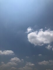 blue sky with clouds