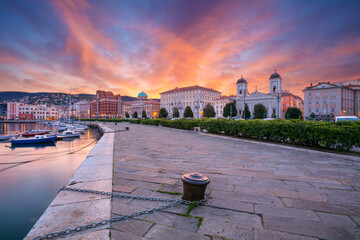 Trieste Italy Cityscape Image Downtown