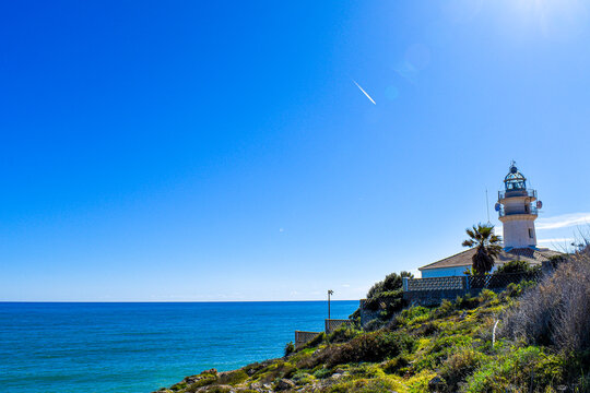 lighthouse in Cullera, Spain