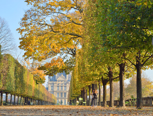 Autumn in Paris, France.