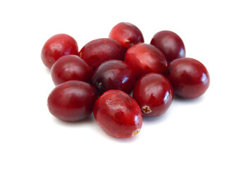 Cranberry isolated on white background