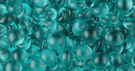 jelly beans - cyan