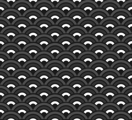 Modern seamless pattern monochrome background. Vector. Illustration.