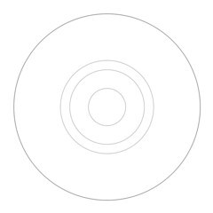 Graphical drawing of vehicle wheels from the side view. 2D CAD drawing was drawn in black and white. 