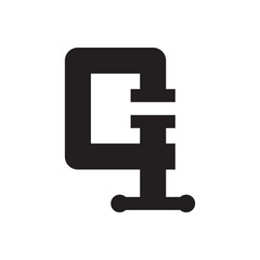 Obraz premium Clamp icon