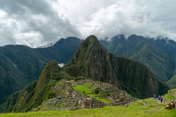 Fotografía de Machu Picchu. Maravilla del mundo entre las montañas de Perú.