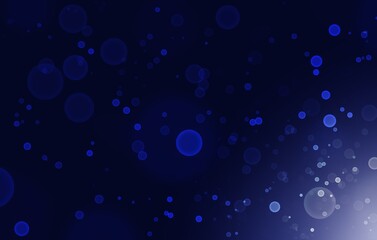 Image of defocus lights on a dark background. Abstract Background.