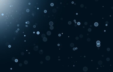 Image of defocus lights on a dark background. Abstract Background.