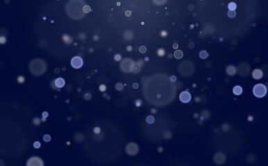 Image of defocus lights on a dark background. Abstract Background.