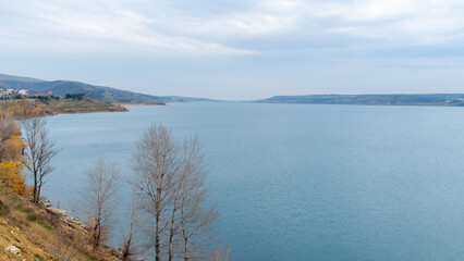 Tbilisi reservoir or The Tbilisi sea, beautiful landscape