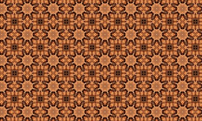 Colorful seamless pattern and decorative elements. Paisley. Indian style. Design for fabrics.