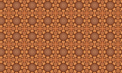 Colorful seamless pattern and decorative elements. Paisley. Indian style. Design for fabrics.