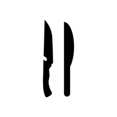 Chef's kitchen knife isolated on a white background, including clipping path