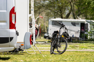 Bicycle in motorhome area