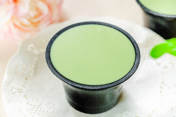 ピスタチオのプリン