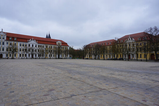 Blick über den Domplatz in Magdeburg