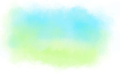 blue and green watercolor background