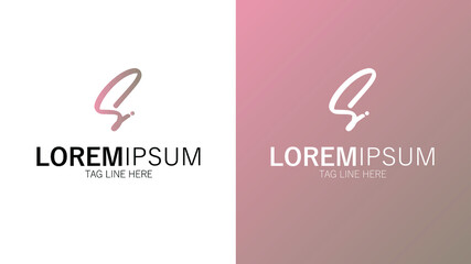 Letter S Web Logo Design Concept for Company Business Corporates Gradient color theme Vector EPS files