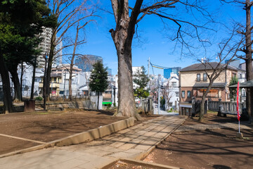 Fototapeta premium 東京都豊島区 雑司ヶ谷鬼子母神堂 境内