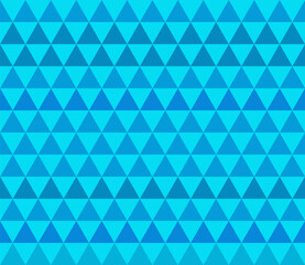Blue triangle seamless pattern background