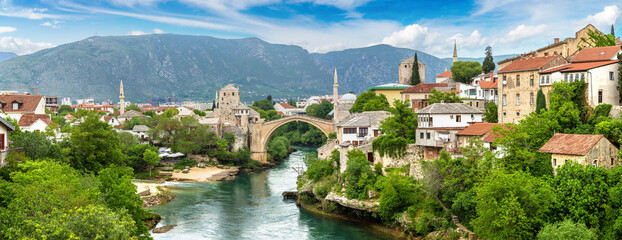 The Old Bridge in Mostar - obrazy, fototapety, plakaty