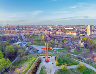 millenium cross over gdansk city