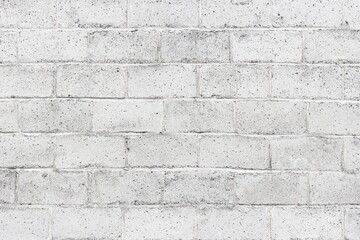 concrete blocks wall background closeup, white texture, 