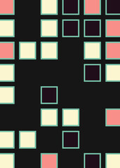 Offset Quads generative art background art illustration