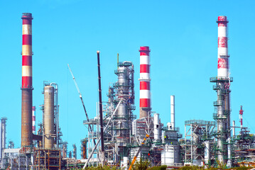 Obraz premium Refinaria de petróleo 