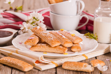 Puff pastry cookies.