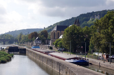 Schleuse am Main in Würzburg