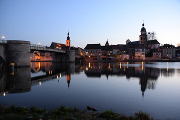 Abend am Main bei Kitzingen