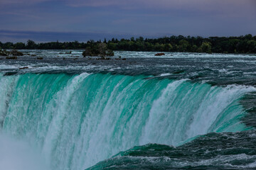 Fototapeta na wymiar Niagara falls Canadian side horseshoe