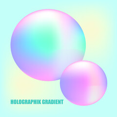 soft holographic gradient for posters, covers, layout, wallpaper, screensaver, background. Artistic abstract colorful background. backdrop template for captions