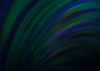 Dark BLUE vector template with abstract lines.