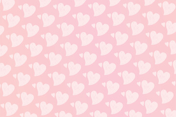 seamless pattern with pink hearts wallpaper 