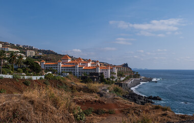 Fototapeta na wymiar Canico de Baixo Resort, Madeira, Portugal, Europe. October 2021