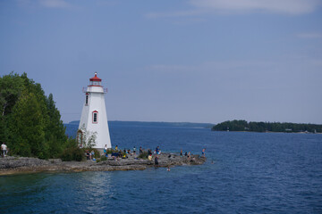 Fototapeta na wymiar lighthouse on the island of island