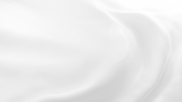 White cosmetic cream background 3D render