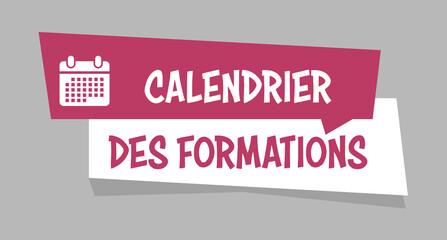 Logo calendrier des formations.