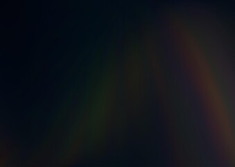Dark Black vector blurred and colored background.