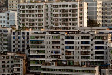 Fototapeta na wymiar Residential Buildings in Chongqing