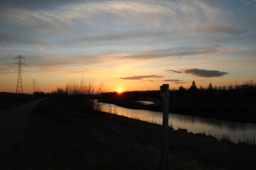 Sunset In The Wetlands, Pylypow Wetlands, Edmonton, Alberta