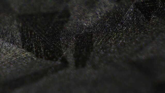 Damascus steel texture under microscope. Super magnification