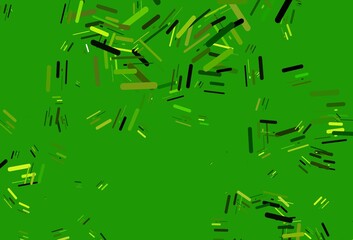 Light Green vector backdrop with long lines.