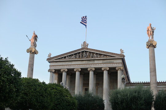 Academy of Athens in Greece. Academy is the highest research establishment in the country. It was established in 1926.