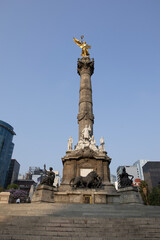 Fototapeta na wymiar Angel de la Independencia in Mexico City