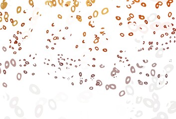 Light Red, Yellow vector layout with circle shapes.