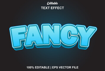 fancy text effect with blue color for promotion